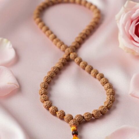5 mukhi rudraksha mala