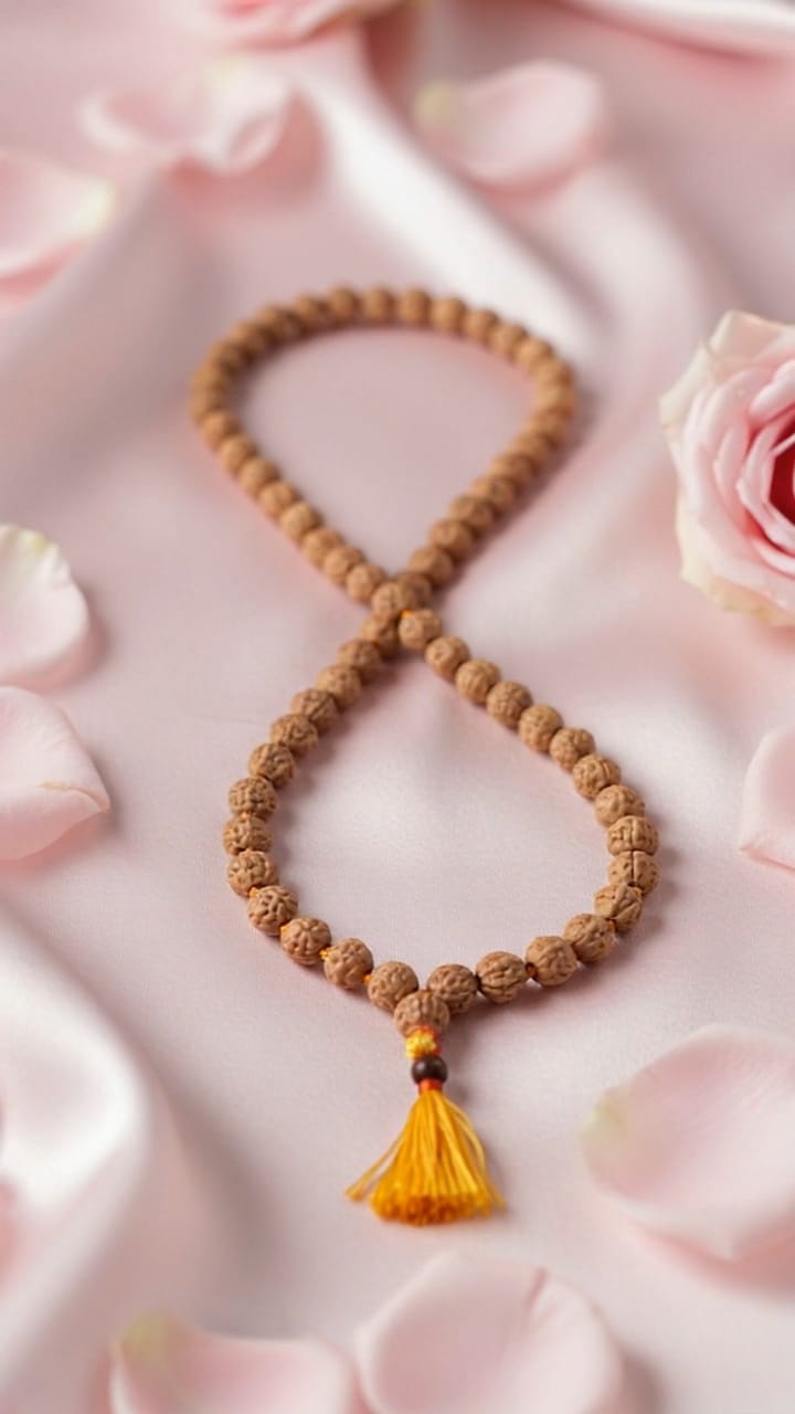 5 mukhi rudraksha mala