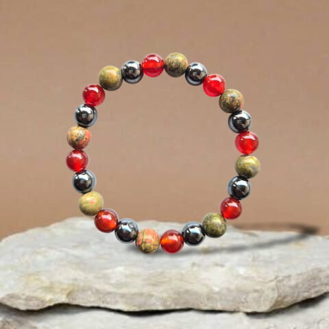Red- Carnelian-Seven -Chakra-Bracelet