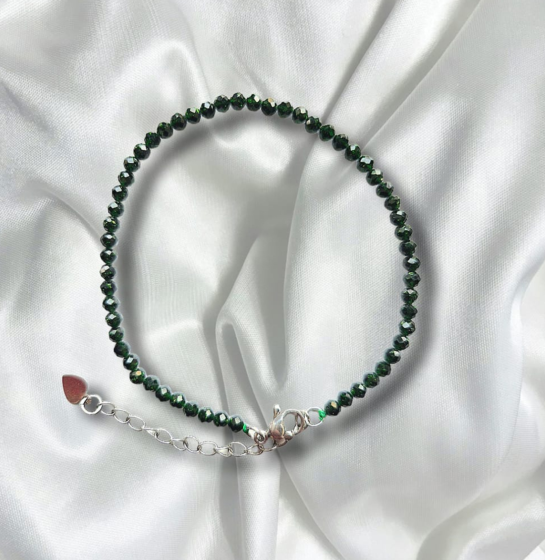 green-aventurine-faceted-beads-bracelet